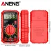 ANENG Professional Digital Multimeter High Precision AC/DC Voltage Current Resistance Tester with Low Battery Indication ABS Material Ideal for Electrician Maintenance Tasks