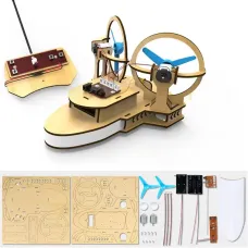 SY152 Wooden Remote Control Boat Assembly Kits Toys DIY Handmade STEM Education Children's Science Experiment Tools