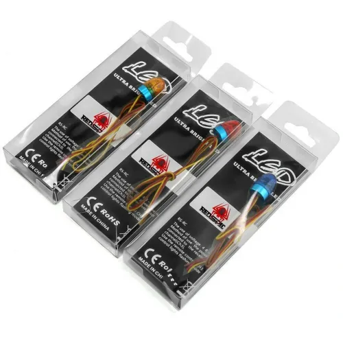 RS Red Spider Multicolor Flashing Lights for 1/10 RV Cars 1/8 Climbing Trucks 1/14 Tamiya Tractor Excavator Bulldozer RC Car Parts R5