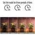 1 To 3 Angel Ring USB Plant LED Light with 3 Lamp Heads 2/4/8 Hours Switch Timer 4 Level Brightness Adjustment Suitable for Indoor Plant Growth
