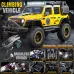 ZLL SG206 PRO/MAX RTR 1/20 2.4G 4WD Brushed/Brushless RC Car Wrangler Rock Crawler Off-Road Climbing Truck LED Lights Metal Frame Full Proportional Vehicles Models Toys