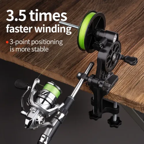 ZANLURFishing Reel Speed Ratio Winder Lightweight Labor-saving Antirust Spooler Line Winder Spinning Baitcasting Reel Fishing Tool
