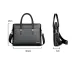 Men's Business Leather Briefcase Solid Simple Fashion 14'' Laptop Handbag Waterproof Large Capacity Shoulder Crossbody Bag