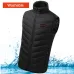 Motorcycle Heated Vest Intelligent Three Levels Of Temperature Adjustment Electric Heating Vest Protection From Cold In Winter
