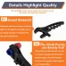 Universal AN3-12 Adjustable Wrench Lightweight Aluminum Fitting Tool Corrosion-Resistant AN Hose Fitting Spanner Red/Black/Blue