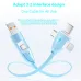 60W 5-in-1 Cable USB-A/Type-C to iP/Micro/Type-C Cable Fast Charging Data Transmission Pure Copper Core Line 1M Long for iPhone 16 16 Pro Max 15 Pro 14 13 12 for Huawei Pura X for Samsung Galaxy S25 Ultra for Xiaomi 15 Ultra