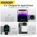 ESSAGER 3 in 1 PD15W High Power Magnetic Desktop Wireless Charger for iPhone 15 14 13 12 Pro/Max/Plus for Apple Watch 9/8/7/6/5/4/3/2/SE/Ultra 2 for AirPods 3/2/Pro