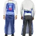 Breathable Mesh Lawn Mowing Apron Safety Protection Full Body Coverage Adjustable Waist Strap with Storage Pocket Gardening Trimming Polyester Fabric Lightweight