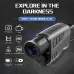 IPRee 1080P HMonocular with 16X Digital Zoom, 7-Level Brightness Adjustment, Clear Viewing up to 300 Meters in Total Darkness, Essential for Nighttime Activities, Night Vision Glasses