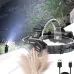 IPRee Dual Light Source Zoomable LEHeadlight with Sensing Control Function Long-Range LEHeadlamp Outdoor Long Endurance Strong Head Light Searchlight