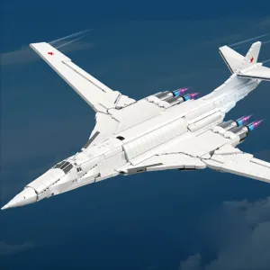 JIE STAR JJ9226 TU-160 Military Strategic Bomber Model Building Blocks Assembly Kit Brick DIY Toys for Children Gift