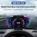 P24 Head Up Display Dual System Digtial Water Oil Temp Turbo Press lnclinometer HUD OBD2 Car Accessory On-board