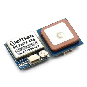 Beitian BN-220ZF GPS/GLONASS Module High Accuracy 72 Channels NMEA-0183 Protocol Compact Size Ideal for fpv airplane Drones and Robotics Navigation Systems