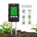 6 in 1 Digital Soil Tester PH Meter Fertility Soil Moisture Sunlight Ambient Humidity Temperature Monitor Detector Garden Soil Analyzer