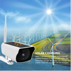 1080P HD WIFI Solar Security IP Camera Night Vision Wireless PIR Motion Alarm IP67