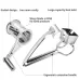 4 PCS Handheld Stainless Steel Rotary Cheese Grater Kitchen Tool Garlic Carrot Cutter Slicer Shredder Grinder