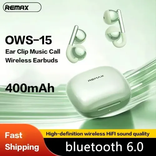 RemaxOWS-15 OWS Earbuds Wireless bluetooth V6.0 Earphones HiFi Stereo ENC Noise Cancelling Earclips Sports Headphones with Mic