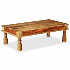 Coffee Table Solid Mango Sheesham Wood 43.3"x23.6"x15