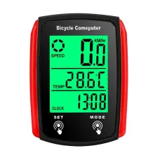 XANEWaterproof Bicycle Computer LCDisplay Wired Speedometer Odometer Cycling Digital Bike Monitor