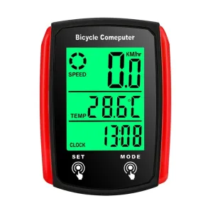 XANEWaterproof Bicycle Computer LCDisplay Wired Speedometer Odometer Cycling Digital Bike Monitor