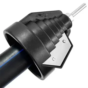 PVC Deburring Tool Chamfer Tool 20-63mm for Plastic Pipes Edge Sharpener Cutter Reamer Heavy Duty Steel Blades Easy Smooth Connection Suitable for PVC PE PP Pipes