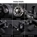 LEOFISHING Quick Release Reel Ice Fishing Wheel Metal Spool Casting Fishing Reel Aluminium Alloy 3+1 Metal Bait Casting Reels