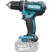 DDF482Z Cordless Drill 18V Power Tool 2-Speed Metal Gearbox Double LED Light High Torque 1900 RPM Lightweight Compact Design Wood Steel Drilling 21 Torque Settings