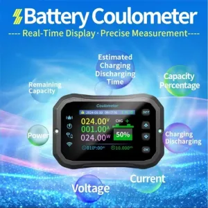 KM105F KM110F KM140F KM160F WiFi Remote RV Coulomb Meter 10-100V DC 50A 100A 400A 600A Lead-acid Lithium Battery Voltage Current Meter