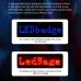 LED Chest Badge Decorative Screen with USB Charging Bluetooth Multi-language LED Digital Badge USB Rechargeable DIY HD Text Badge Scrolling LED Label Display Light
