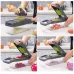 14-in-1 Vegetable Slicer Multifunctional Eco-Friendly Compact Kitchen Tool with Stainless Steel Blades Perfect for Efficient Chopping Shredding Slicing Fruits and Vegetables