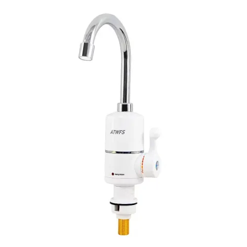 3000W Fast Electric Water Heater Tap IPX4 Waterproof Instant Heating Multi-layer Coated EU Plug Kitchen Faucet