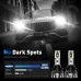 NOVSIGHT A500-T2 160W High Power 2PCS  33,000LM DC9-32V Car LED Headlights 6500K Cool White IP68 Waterproof
