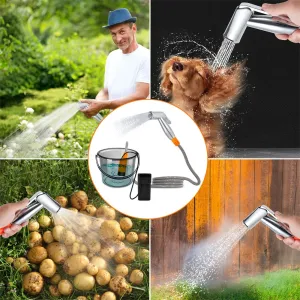 IPRee Car Washer Car Washing Portable Electric Shower Rechargeable Bathing Pump For Outdoor Sport Travel Camping Shower