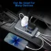 Aemeku 200W Multi-functional Car Inverter DC 12V to AC 220V Converter Auto Power Lighter Adapter USB Type-C PD30W QC3.0 18W Charger