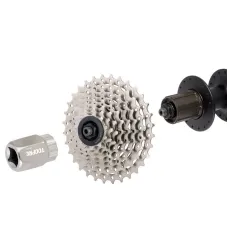 TOOPRBike Freewheel Remover High Carbon Steel Compatible Bicycle Spinning Cartridge Removal Tool Sleeve