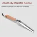 Stainless Steel Multi-functional Drafting Saw Shovel Wooden Handle Grass Cutting Knife Ideal for Gardening and Landscaping