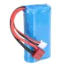 2Pcs ZOP Power 7.4V 1500mAh 25C 2S Battery T Plug for 16889 Brushless RC Car Vehicles