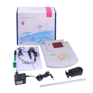 PHS-3C PH Meter 2 in 1 PH Temp Tester Automatic Calibration 0-14 PH 0-100 Range LED Display Laboratory Aquarium Pool