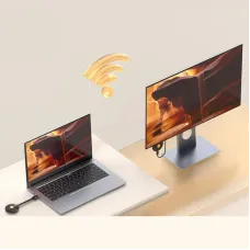 Hagibis G10W Pro Wireless HD Transmitter and Receiver Extender Kit Display Adapter Dongle Support Software Screen Casting for Laptop Netflix PS TV Projector