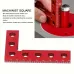 Small Square Center Finder Tool Compact 50x100mm Aluminum Alloy Mini Square Ruler Precise 90 Marking Center Finder
