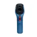 GIS500 Infrared Thermometer -30C to 500C High Precision Laser Digital Temperature Heat Test with Continuous Measuring Emissivity Adjustment Ergonomic Design