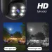 Guudgo 2MP+2MP+2MP+2MP Four Lens Solar Camera 5X Zoom 4G AOV Outdoor Security Camera 360 Degree Smart Night Vision Waterproof Camera