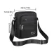 Men's Portable Business Casual Crossbody Bag Multi-compartment Lightweight Waterproof Nylon Shoulder Bag for Travel Daily Use