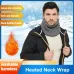 TENGOO Unisex Heated Scarf Neck Wrap Winter Outdoor Electric Heating Scarf Neck Warm Men Heating Keep Fleece Women Neck Wrap Knited Scarf Warmth Gear forCycling Climbing Hiking