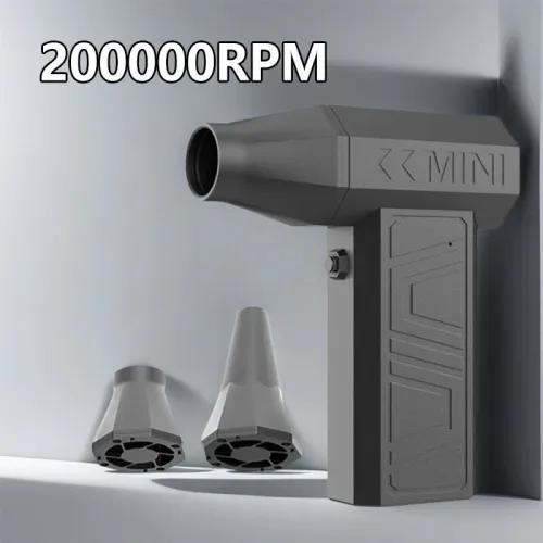 Violent Fan 110,000RPM Peak Powerful Air Blower Vacuum Dust Cleaner Type-C Charging Strong Winds 52m/s MAX Brushless Turbo Blower