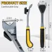 Premium Ergonomic Carbide Scraper Tungsten Carbide Scraper 2-1/2In Paint Scraper Tool for Paint Wood Glue Resin Stains