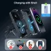 15W Dual Coil Fast Charing Car Wireless Charger Phone Holder Automatic Rotating Fold Screen Tand Air Vent Mount