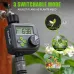 Rainpoint Smart Garden Irrigation Timer Weather-Responsive Rain Delay LCD Digital Water Timer Automatic Watering System Drip Irrigation Controller