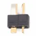 Amass AM-1015B Anti-Slip Black T Plug Connector Male & Female 1 Pair for RC Lipo Battery