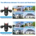 DIDSteh 20MP WIFI IP Camera Four Screens Five Lens 10X Zoom Wireless Outdoor Smart Auto Tracking CCTV PTZ Surveillance Cameras